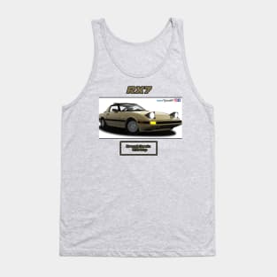 Mazda RX7 FB Light Beige Tank Top